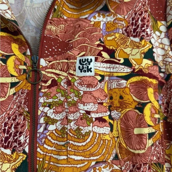 Lucy & Yak Ragan mushroom jumpsuit US 10 - Picture 4 of 10